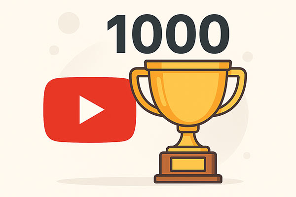 Как набрать 1000 подписчиков на YouTube